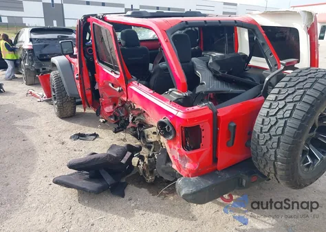 2022 Jeep Wrangler Unlimited Rubicon z USA, uszkodzony, nr VIN 1C4HJXFN3NW161801